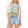 Roxy Grateful For Nature Oversize Cotton Graphic T- In Neutral