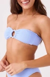 Roxy Haleiwa Bandeau Bikini Top In Blue