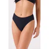 Roxy Haleiwa Hipster Bikini Bottoms In Black