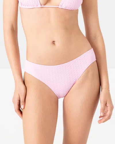 Roxy Haleiwa Hipster Full Bikini Bottom In Pink