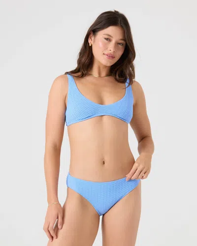 Roxy Haleiwa Scoop Bralette Bikini Top In Blue