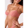 Roxy Haleiwa Underwire Bikini Top In Pink