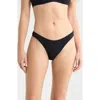 Roxy Haliewa Scoop Front Bikini Bottoms In Black
