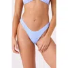 Roxy Haliewa Scoop Front Bikini Bottoms In Blue