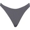 Roxy Haliewa Scoop Front Bikini Bottoms In Gray
