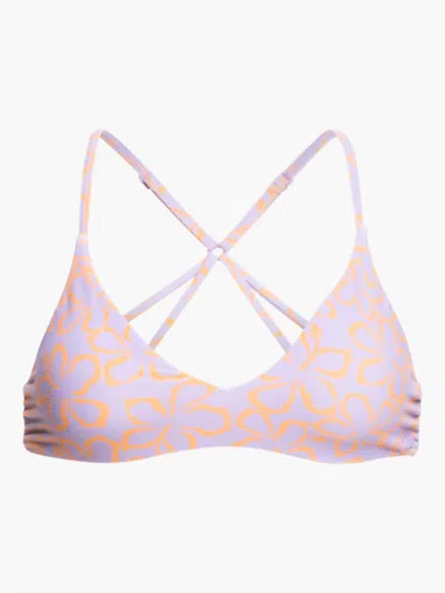 Roxy Hawaiian Heat Athletic Triangle Top In Orange
