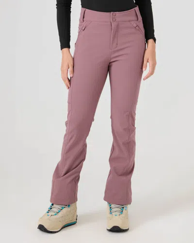 Roxy Haylee Softshell Pants In Pink