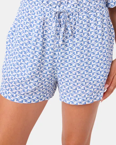 Roxy Hazy Dazy Stoke Cover Up Short In Blue