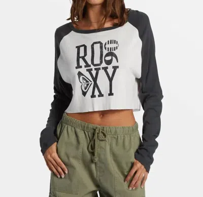 Roxy Heritage 90 Long Sleeve T-shirt In Phantom In Multi