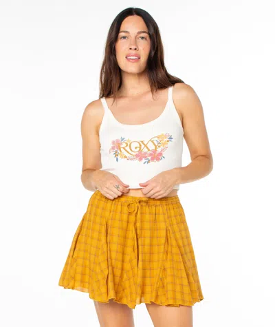 Roxy Heritage Bouquet Wanderer Tank In White