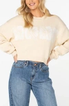 Roxy Hibiscus Harmony Sweater In Neutral