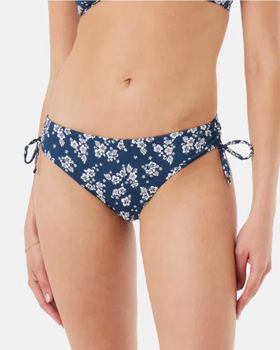 Roxy Hibiscus Haven Hipster Lace Full Bikini Bottom In Blue