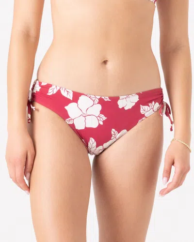 Roxy Hibiscus Hideaway Hipster Lace Full Bikini Bottom In Pink