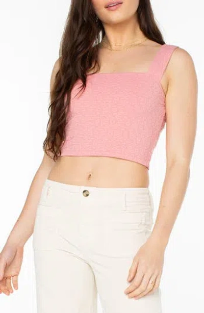 Roxy Hibiscus Roja Crop Top In Mauve Glow
