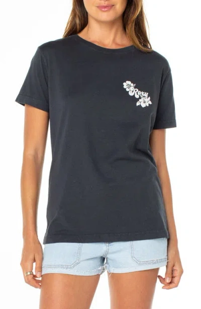 Roxy Hibiscus View Graphic T-shirt In Blue