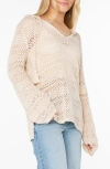 Roxy Hippie Love Open Stitch Hoodie