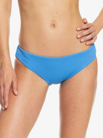 Roxy Hipster Bikini Bottoms In Anthracite In Blue