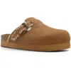 Roxy Honey Clog Womens Faux Fur Lined Faux Fur Clogs In Brown