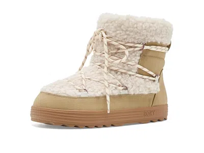 Roxy Hot Cocoa Women's Flat Shoes Tan Suede: 8 M, Wool