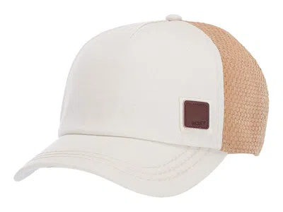 Roxy Incognito Trucker Hat Caps Marshmallow: One Size In Neutral