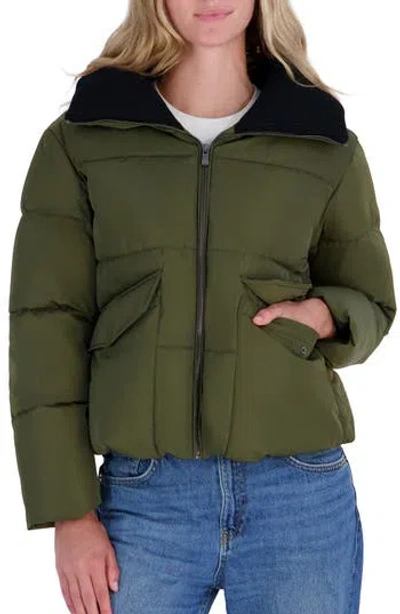 Roxy Iris Puffer Jacket In Green