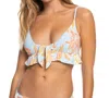 Roxy Island In The Sun Bikini Top In Multi