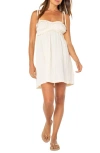 Roxy Island Reverie Babydoll Minidress In White