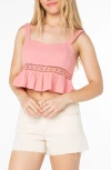Roxy Island Time Cotton Crop Tank