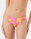 Roxy Island Time Reversible Hipster Moderate Bikini Bottom In Multi