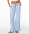 Roxy Ilya Stripe Straight Leg Pants In Multi