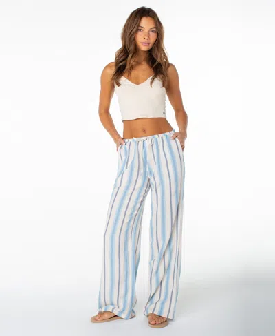 Roxy Iyla Pant 2 In Cerulean Sunny Stripe
