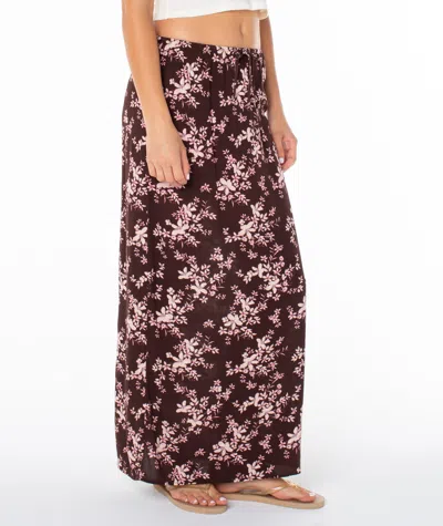 Roxy Iyla Skirt In Burgundy