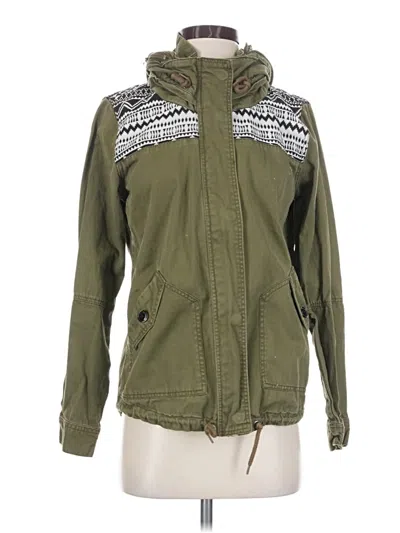 Pre-owned Roxy Jacket In Green