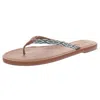Roxy Janel Womens Thong Flat Flip-flops In Black