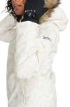 ROXY ROXY JET SKI TECHNICAL SNOW JACKET WITH REMOVABLE FAUX FUR TRIM AND HOOD