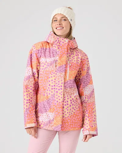 Roxy Jetty Jacket In Pink