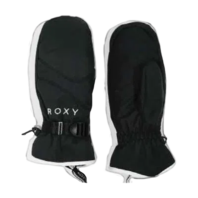 Roxy Jetty Solid Mitts In Black