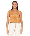 Roxy Coastal Rays Top In Orange