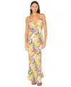 Roxy Juniors' Floral-print Lost Paradise Tie-beck Maxi Dress In Multi