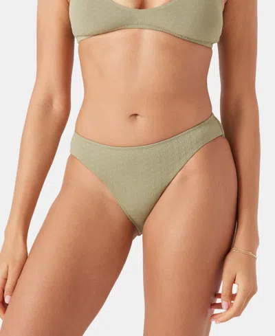 Roxy Juniors' Haleiwa Hipster Bikini Bottoms In Green