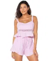 Roxy Juniors' Island Time Cotton Tiered Cropped Top