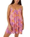 Roxy Juniors' Summer Fling Cover-up Dress In Purple