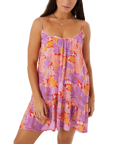Roxy Juniors' Summer Fling Cover-up Dress In Purple