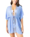 Roxy Juniors' Sun Kissed Lace Trim Kimono