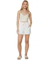Roxy Juniors' Sunny Coast High Rise Drawstring-waist Shorts
