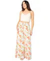 Roxy Sunset Daze Wide Leg Pants In White