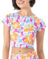 Roxy Topanga Canyon Crop Rashguard