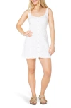 Roxy Kaia Eyelet Sleeveless Minidress In White