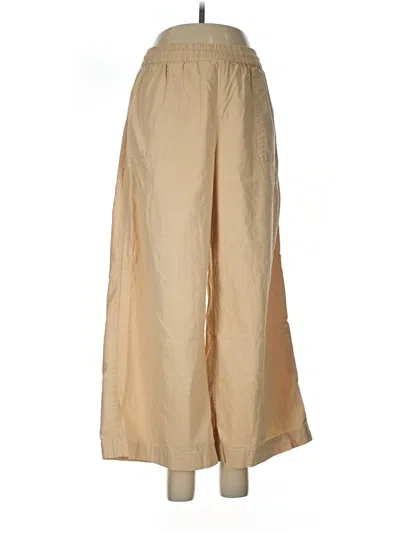 Pre-owned Roxy Khaki Pant In Tan