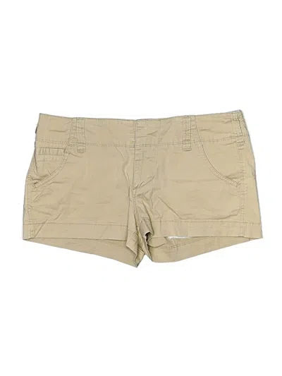 Pre-owned Roxy Khaki Shorts In Brown